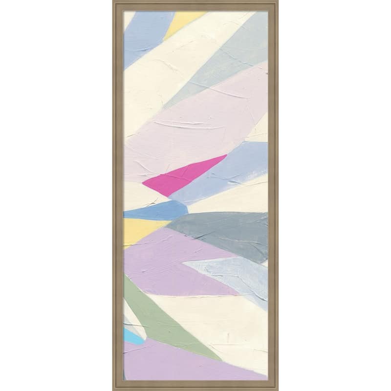 Amanti Art Framed Fabric Pinboard Geometric Dahlia I by June Erica Vess Printed Bulletin Board