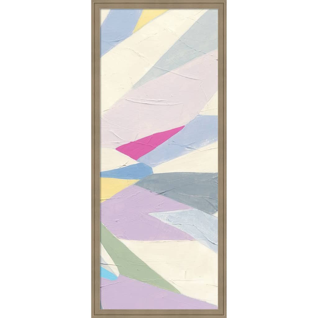 Amanti Art Framed Fabric Pinboard Geometric Dahlia I by June Erica Vess Printed Bulletin Board