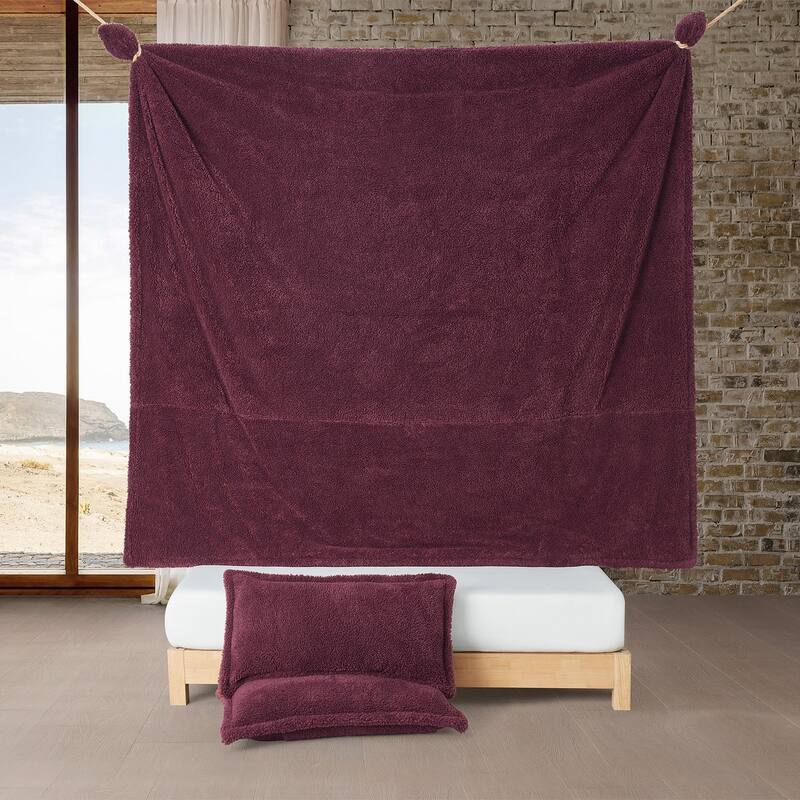 Unfluffin Believable - Coma Inducer® Oversized Comforter Set - Burgundy