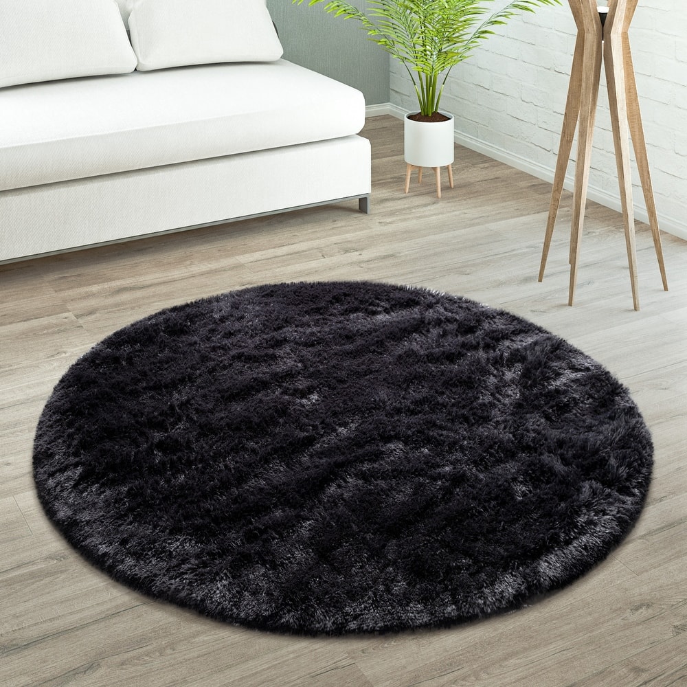 Modern Shag Rug Soft & Fluffy In Solid Colors