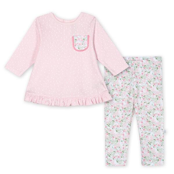 Shop Just Born Baby Girls 2 Piece Organic Lil Llama Shirt And