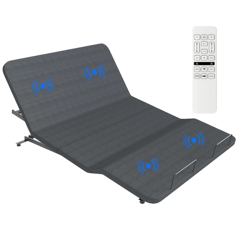 Boyd Sleep Full Body Incline Adjustable Bed Frame, Power Adjustable Base for Side Sleepers, Timed Massage, Anti-Snore