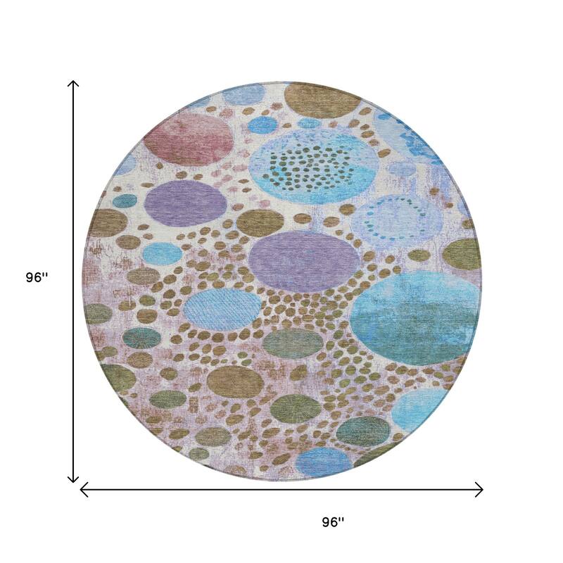 HomeRoots Geometric Transitional Rectangle Outdoor Rug