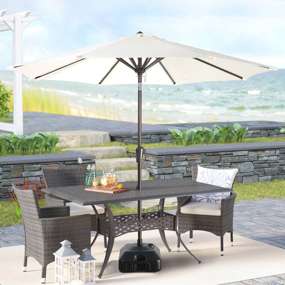 9-foot Patio Umbrella, Base Included