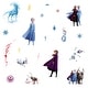preview thumbnail 1 of 3, Blue. White & Purple Frozen Ii Wall Decals by RoomMates
