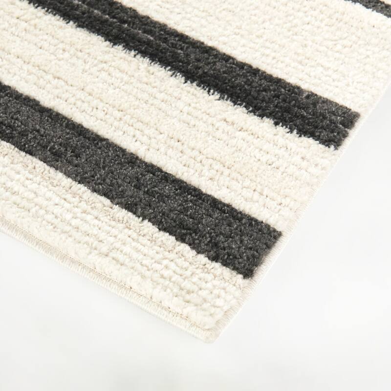 Edin Striped Transitional Area Rug