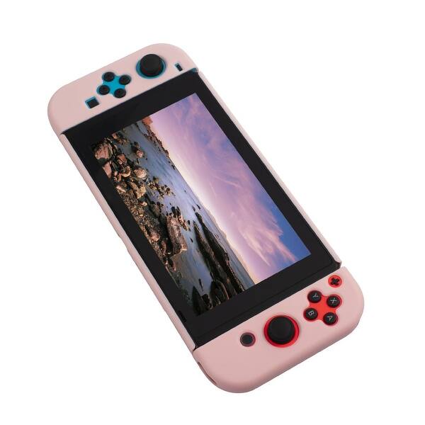 Insten Dockable Case For Nintendo Switch Protective Hard Case For Nintendo Switch Console And Joycon Controllers Cherry Pink Overstock