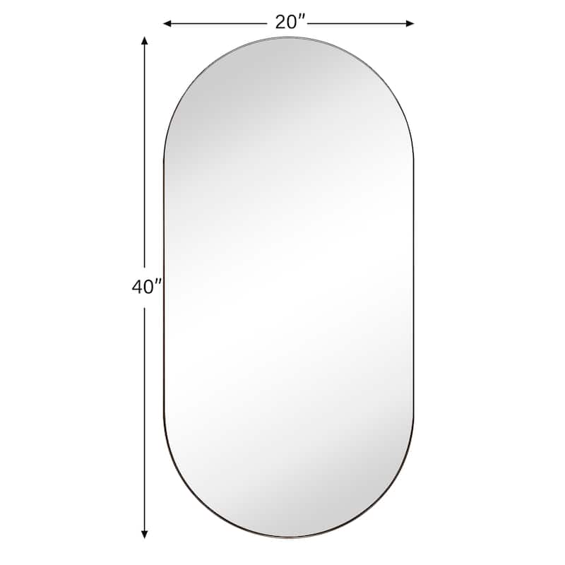 TEHOME Cristos Metal Wall Mirror