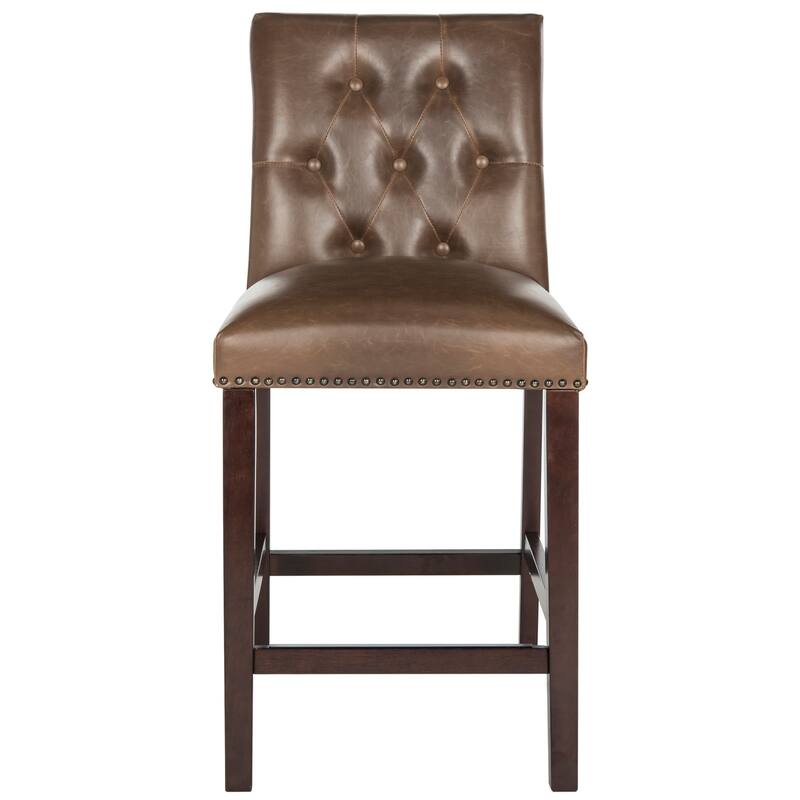 SAFAVIEH Lisel -27.5 Inch Counter Stool (Set of 2) - 19Wx23Dx40H