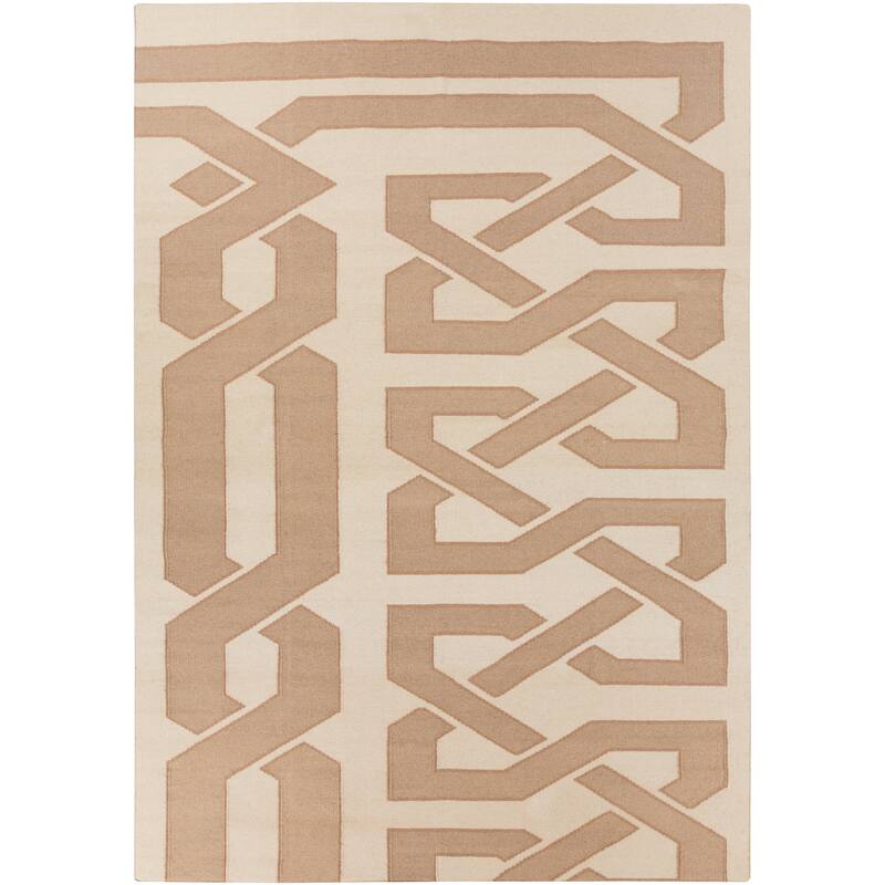 Flatweave Hand-woven Ilkeston Reversible Wool Area Rug