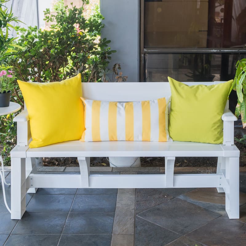 Olivia Striped Outdoor Throw Pillow