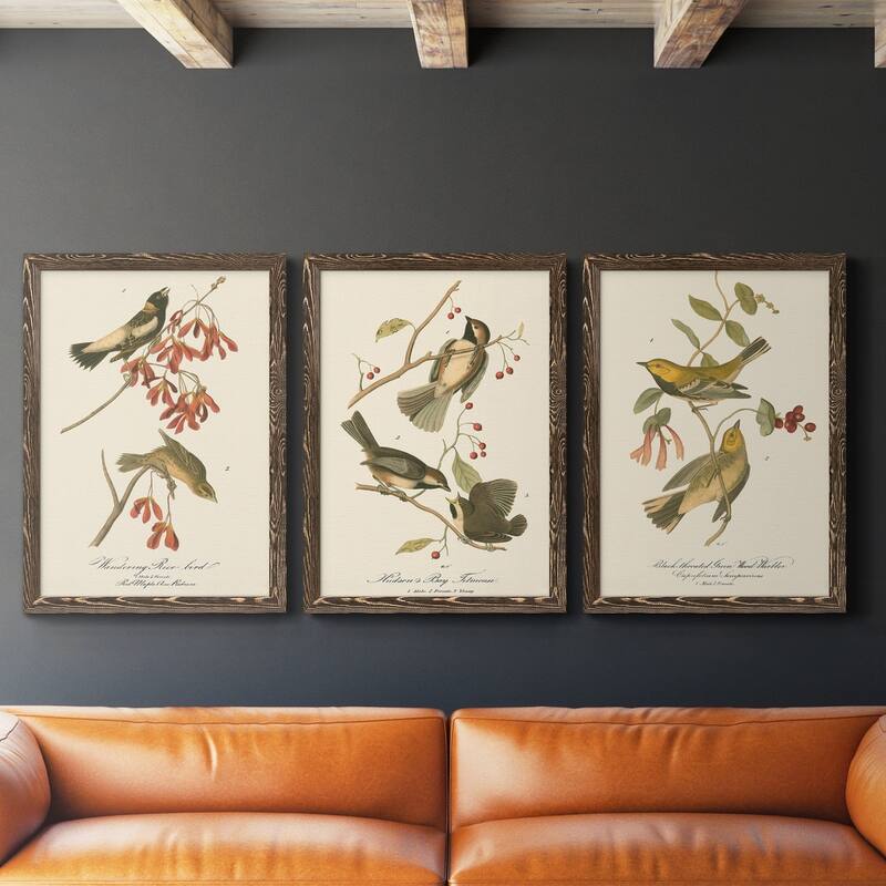 Wandering Rice Bird-Premium Framed Canvas - Ready to Hang - Multi-Color