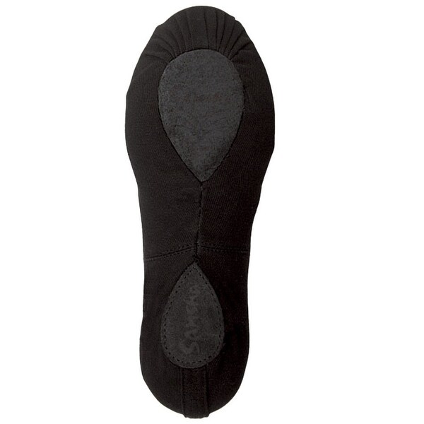 ballet slippers with rubber sole