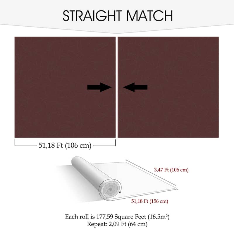 SUSSEXHOME Removable Wallpaper-Waterproof, Strippable, Light Resistance & Cleanable Wall Paper Roll-Wallpaper-Scratch