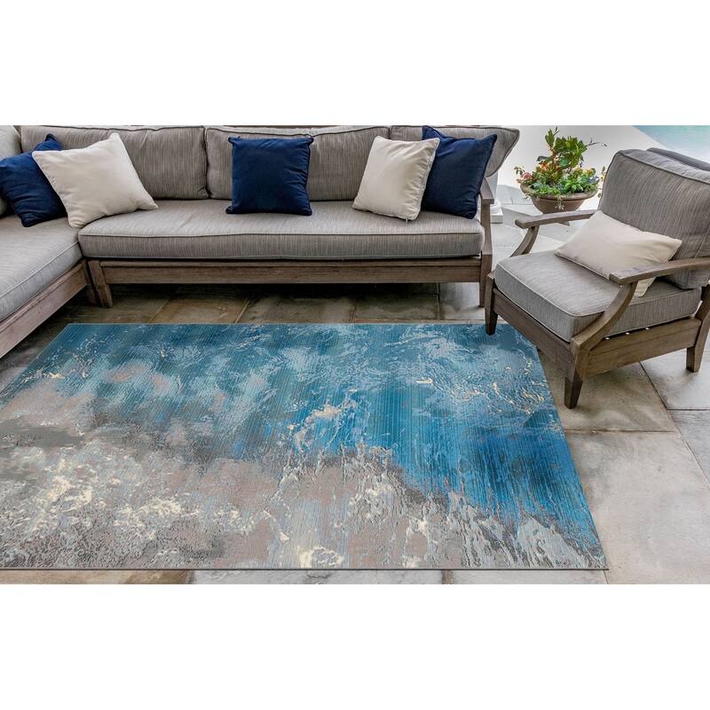 Liora Manne Marina Surf Indoor/Outdoor Rug