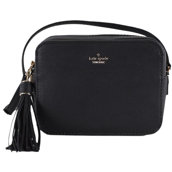 Shop Kate Spade Black Leather Naomi Crossbody Camera Bag Purse - Free Shipping Today - Overstock ...