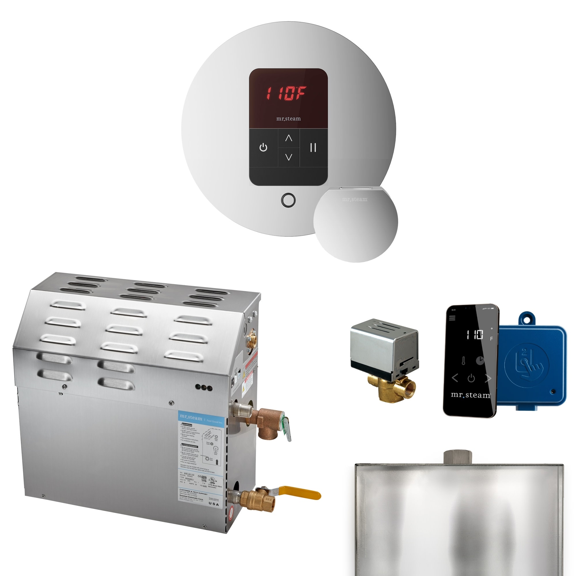 Mr Steam R10C1AAA0000 MS 10 kW (10000 W) Steam Shower Generator