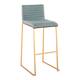 Option Green Fabric/Gold Metal