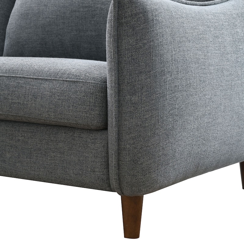Furniture of America Lolly Modern OEKO TEX Chenille Fabric Loveseat