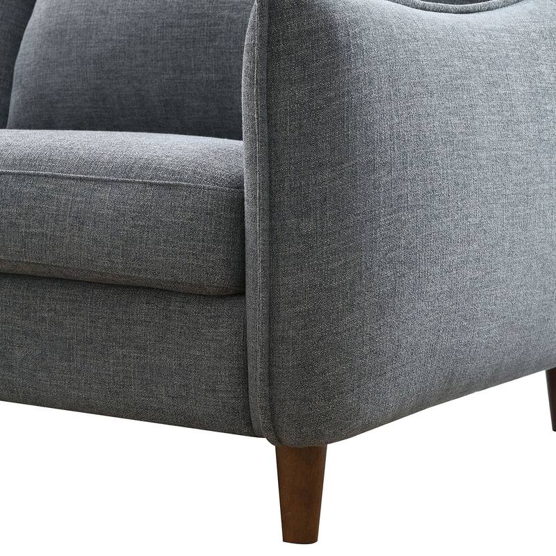 Furniture of America Lolly Modern OEKO TEX Chenille Fabric Sofa