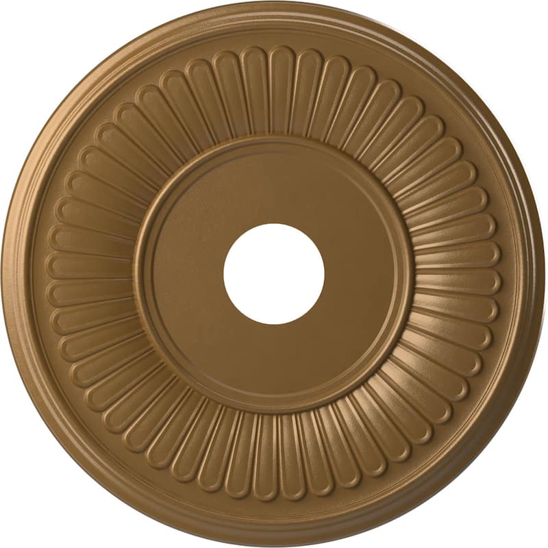 3 1/2" Inside Diameter - Berkshire Thermoformed PVC Ceiling Medallion