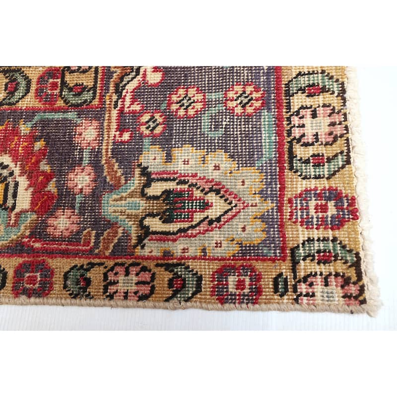 ECARPETGALLERY Hand-knotted Antalya Vintage Red Wool Rug - 7'0 x 9'8