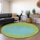 preview thumbnail 20 of 132, Premium Washable Super Soft Modern Zen Mayfield Rug Lime - 8' x 8'