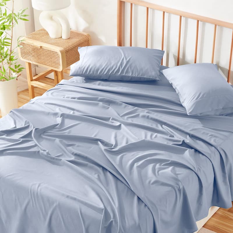 Clara Clark Premium Bamboo Blend Fitted Sheet Set