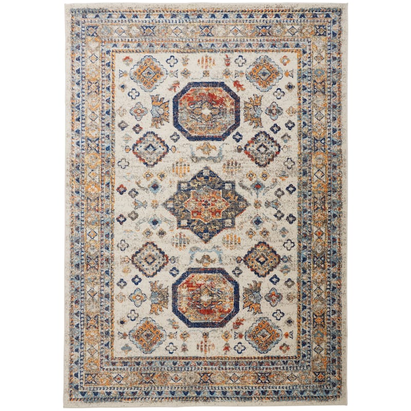 Bellini Vintage Bohemian Medallion Moroccan Transitional Rug