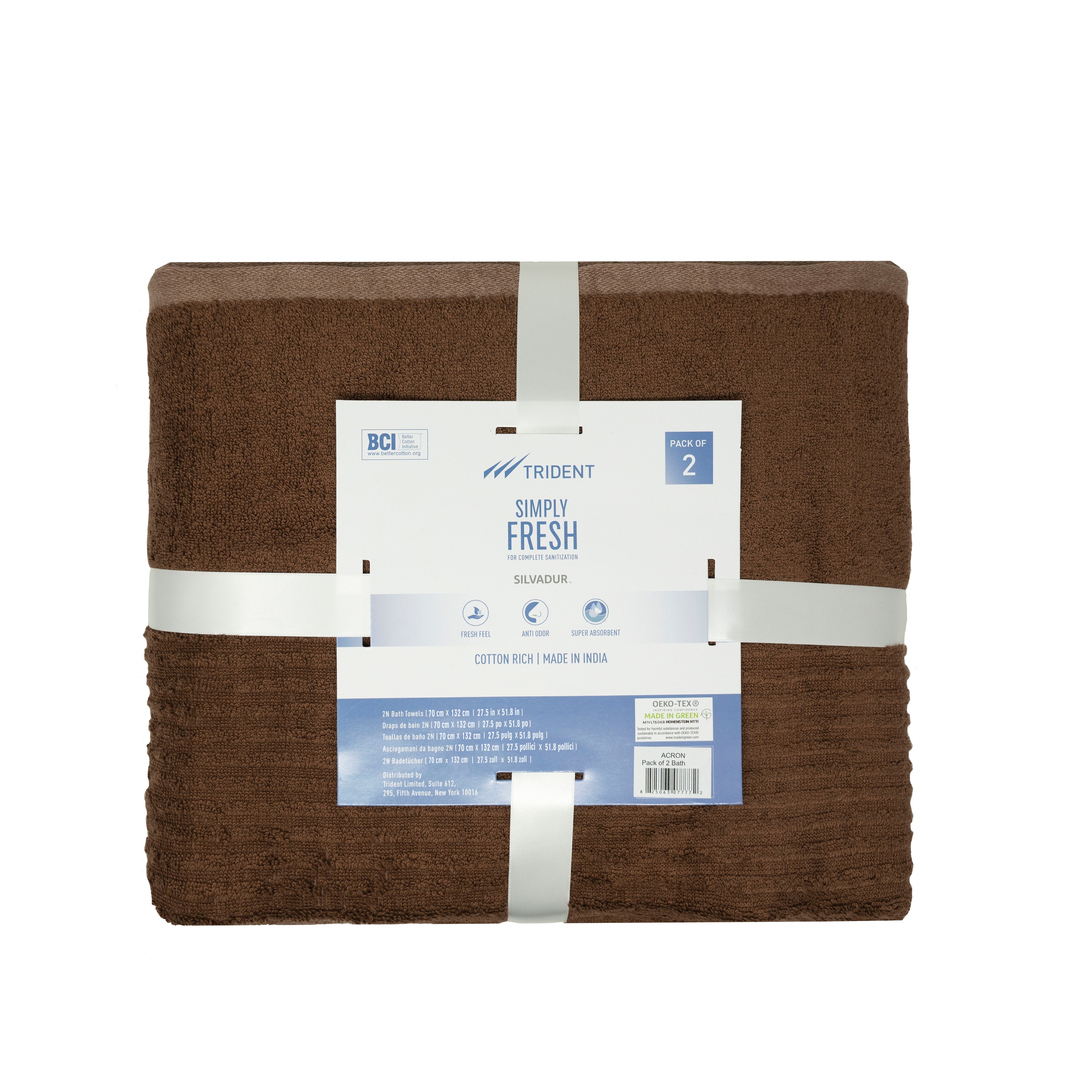TRIDENT Cotton 500 GSM Bath Towel Set - Buy TRIDENT Cotton 500 GSM