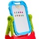 preview thumbnail 3 of 9, 2-in-1 Kids Art Easel Double-Sided Magnetic Whiteboard Chalkboard Rotating - Multi