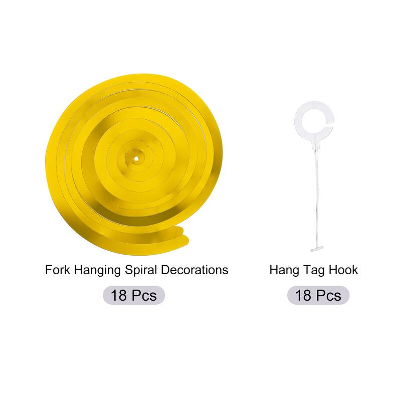18 Pcs Party Hanging Double Strip with Hang Tag Hook