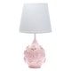 preview thumbnail 1 of 2, Lambs & Ivy Signature Botanical Baby Pink Floral Nursery Lamp with Shade & Bulb