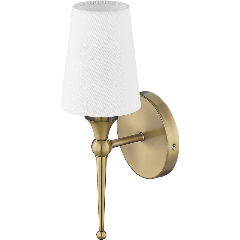 Millennium Lighting 17101 14" Tall Wall Sconce with Linen Shade - ADA