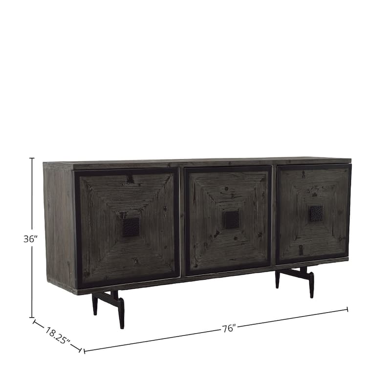 Salem 76-inch 3-Door Sideboard, Neutral
