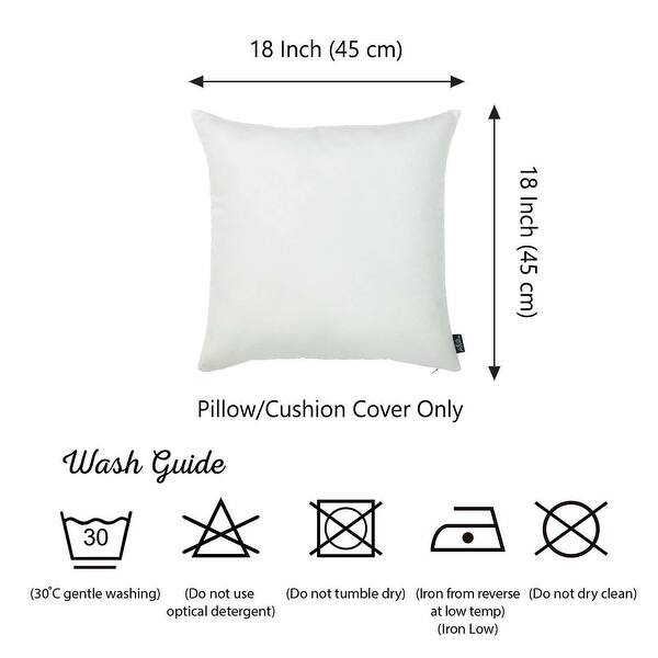 Set of 2 White Modern Square Throw Pillows Bed Bath & Beyond 35426099