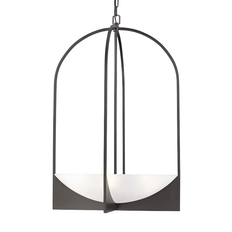 Z-Lite 1947-38 Devon 6 Light 24" Wide Chandelier - Matte Black