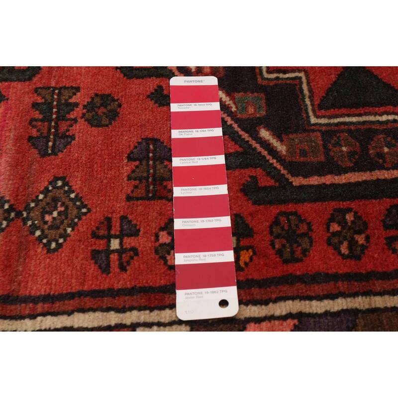 ECARPETGALLERY Hand-knotted Andelz Red Wool Rug - 3'3 x 6'4