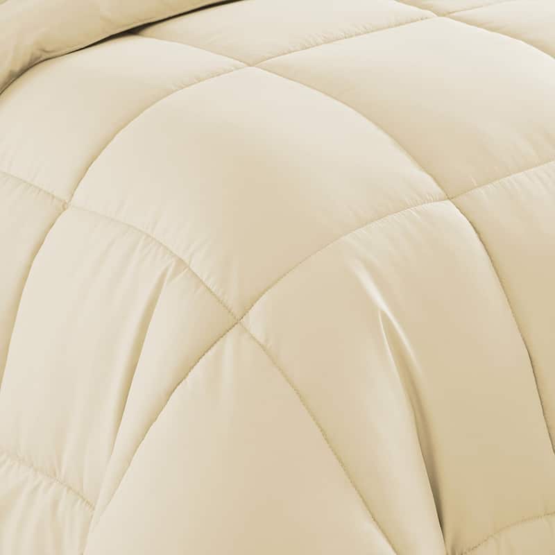 Sweet Home Collection All Season Bed in A Bag Solid Color Comforter & Sheet Set Ultra Soft Bedding