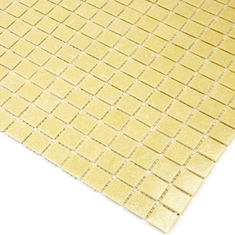 Apollo tile 12" x 12" Dune Glossy Cream Beige Glass Tile (20 sq ft/case) - 20 Pack