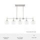 preview thumbnail 6 of 14, Hunter Xidane 5 Light Linear Chandelier - Dining Room, Kitchen Island - Contemporary, Transitional, Mid-Century Modern - 5-Light