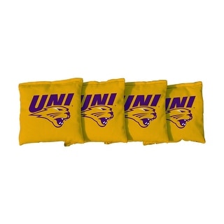 Northern Iowa Panthers Yellow Cornhole Bags