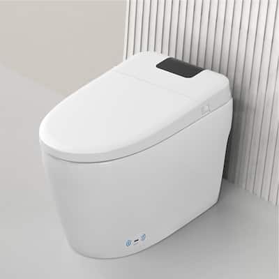 Vanityfair Smart Toilet Bidet with LED Display, Foot Sensor Open Cover/Seat, Power Outage Flushing, with Remote Control