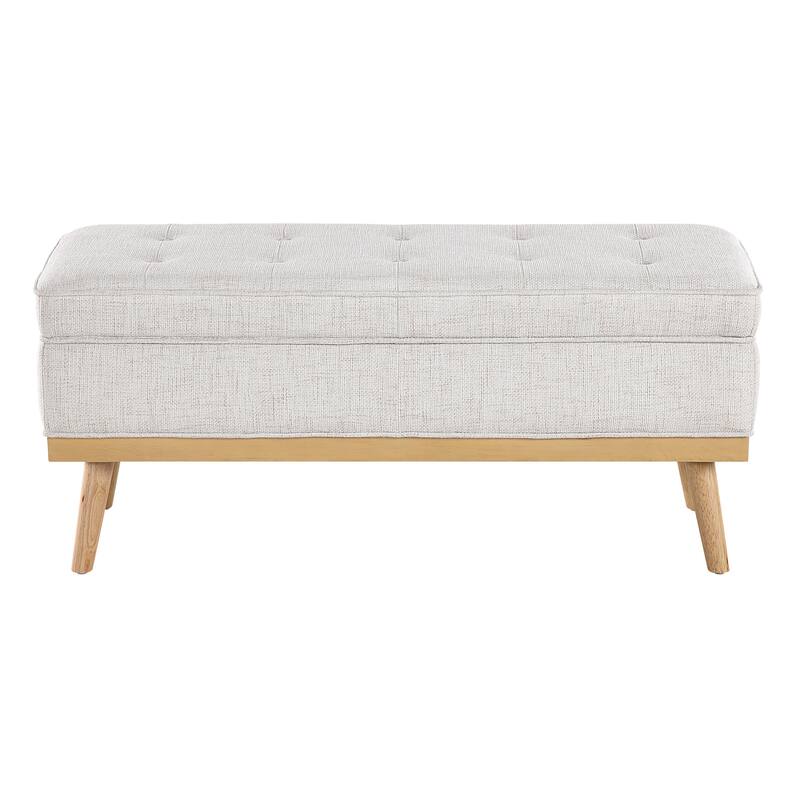 Carson Carrington Sastamala Mid-century Storage Bench