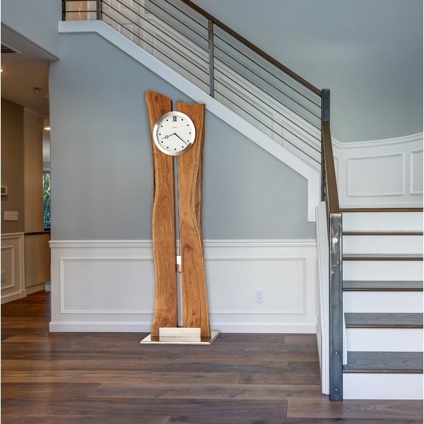 Howard Miller Otto Solid Hardwood Live-edge Grandfather Clock. Opens flyout.