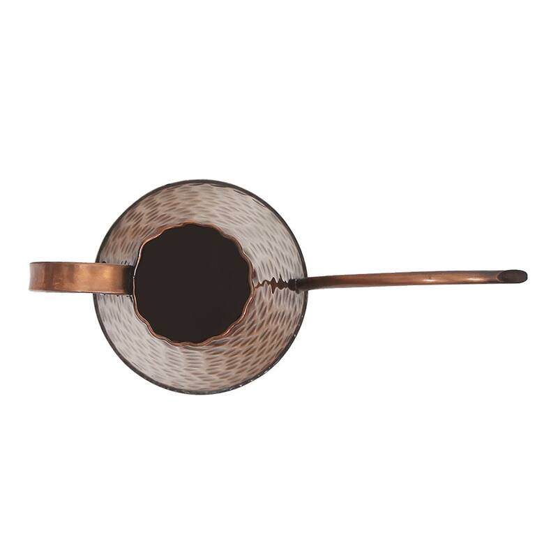 Achla Designs Dainty Hammered Watering Can, 12 Inch Long, Copper Finish - 12"