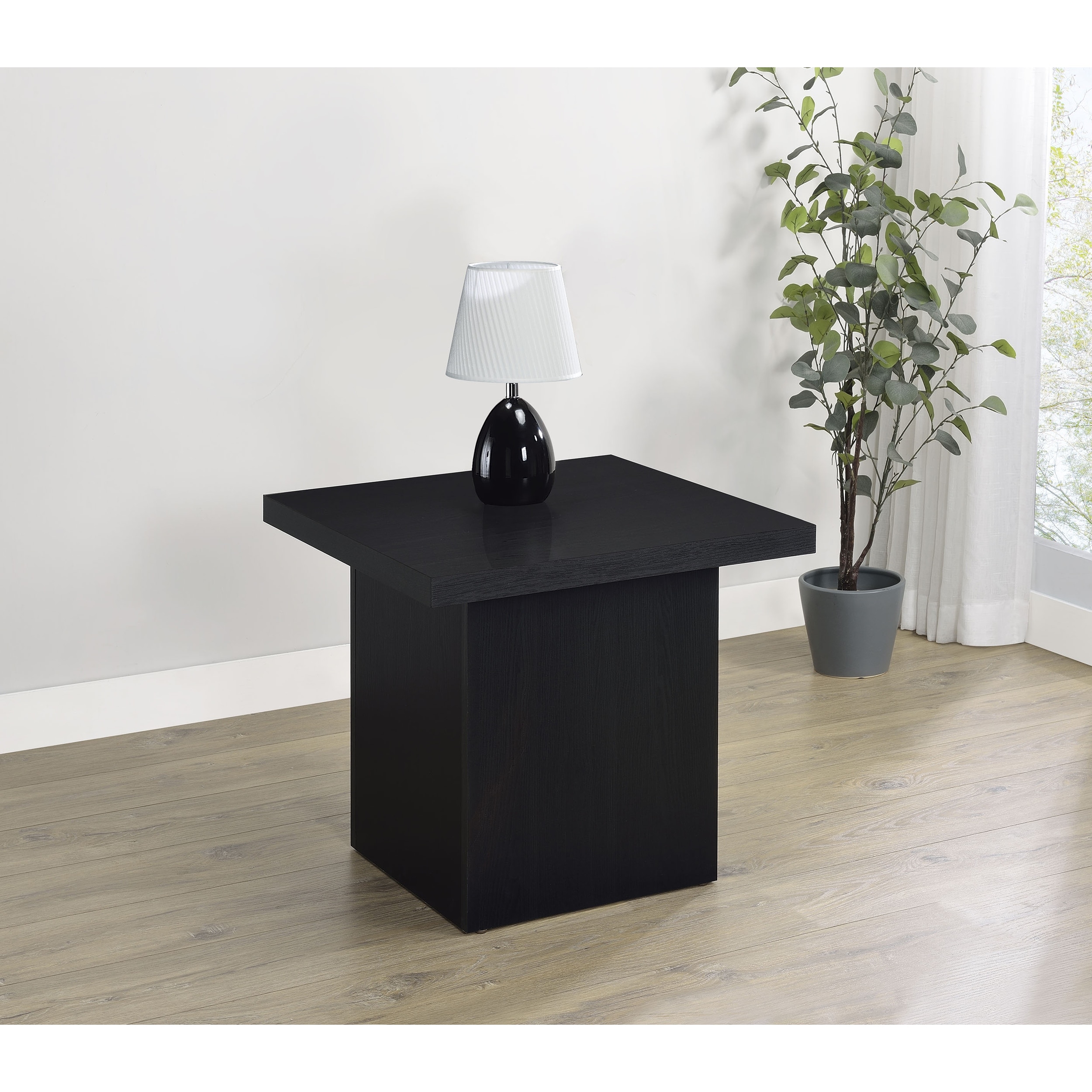 Devar Square Engineered Wood End Table