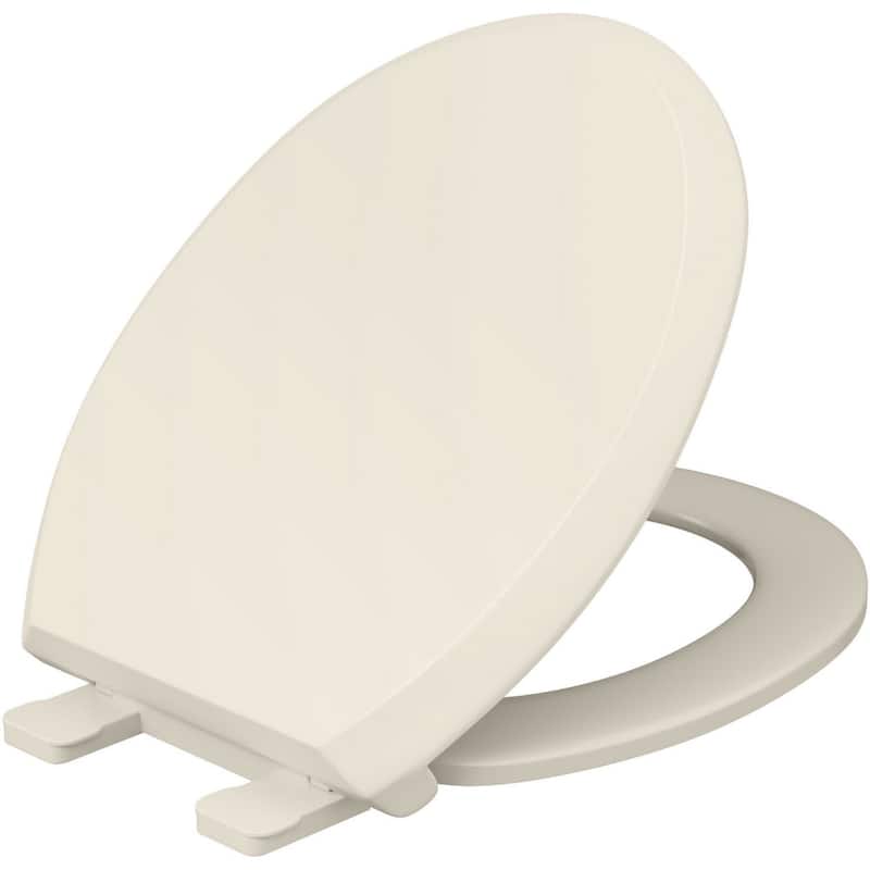 Jones Stephens C1606S01 Round Closed-Front Toilet Seat and Lid - Neutral