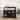 EROMMY Farmhouse Coffee Bar Cabinet with LED Lights, Sliding Barn Door, Wine Racks and Glass Holder, Home Liquor Cabinet