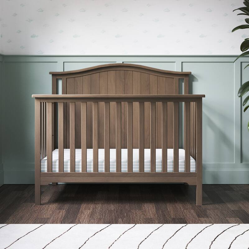 Forever Eclectic Hampton Arch Top 4-in-1 Convertible Crib